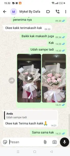 Testimonial Buket Bunga banjarmasin